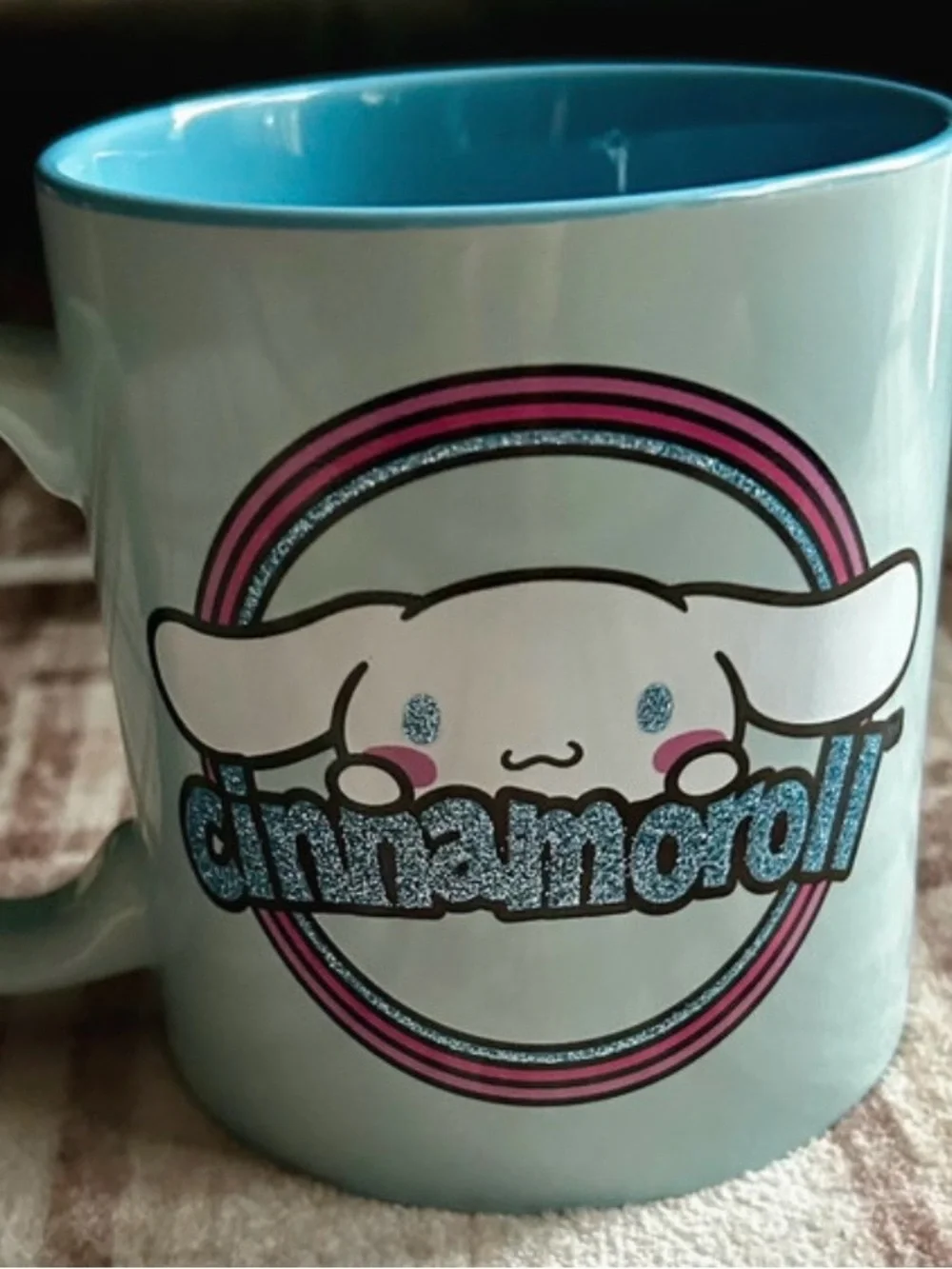 Sanrio Cinnamoroll 20 oz Blue Ceramic Coffee Cup Mug